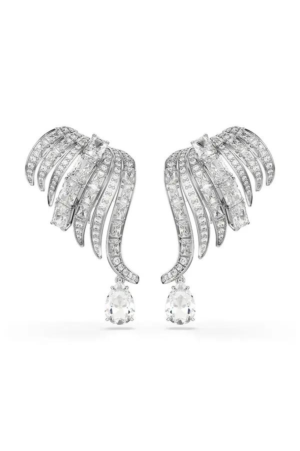Swarovski Swarovski uhani na sponko ženski kovinski s kubičnim cirkonijem VIENNA