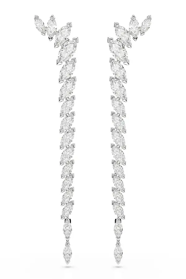 Swarovski Swarovski uhani ženski kovinski s kubičnim cirkonijem MESMERA