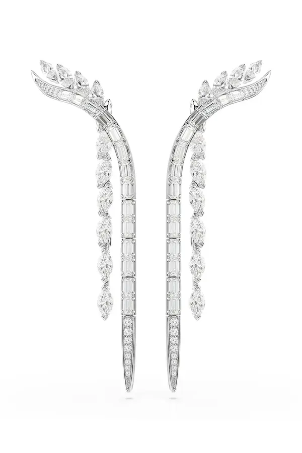 Swarovski Swarovski uhani ženski kovinski s kubičnim cirkonijem MESMERA
