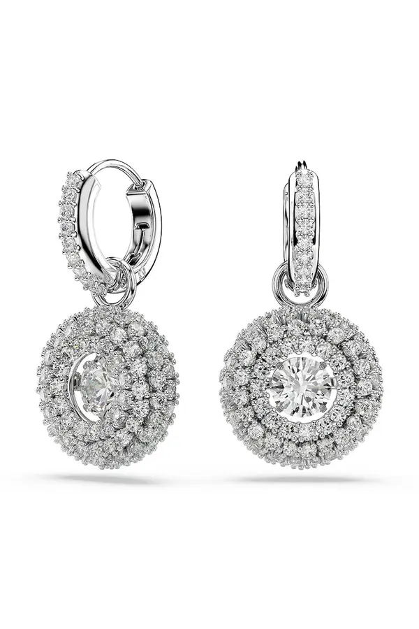 Swarovski Swarovski uhani ženski kovinski s kubičnim cirkonijem SUBLIMA