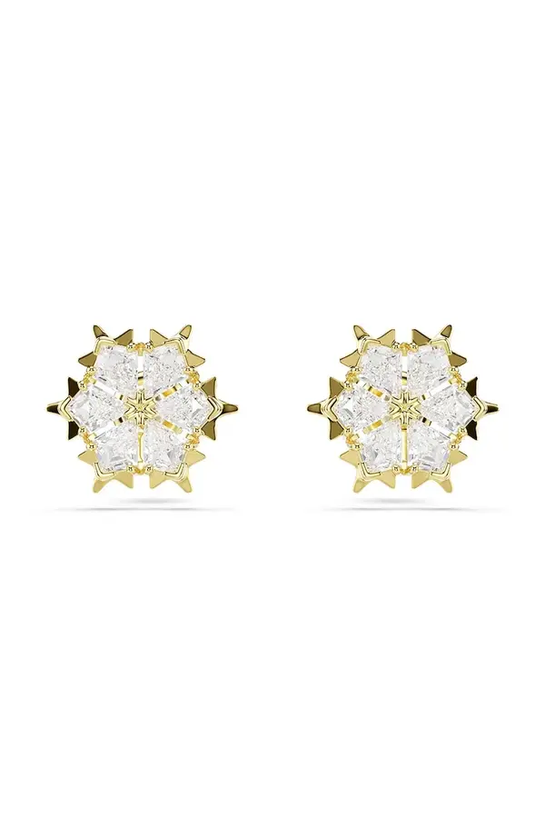 Swarovski Swarovski uhani ženski pozlačeni s kubičnim cirkonijem MAGIC