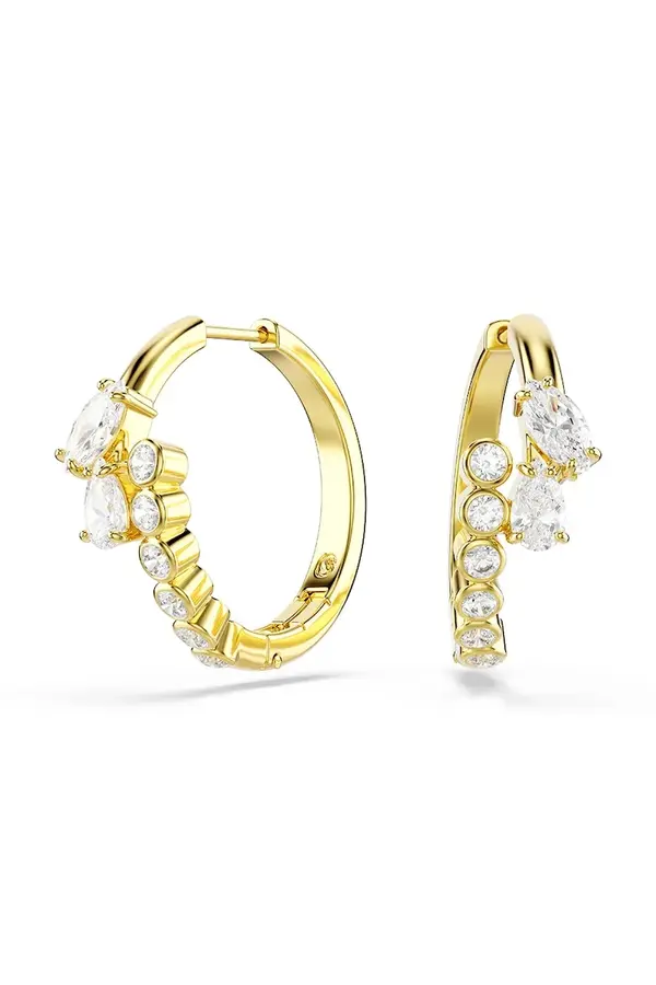 Swarovski Swarovski uhani ženski pozlačeni s kubičnim cirkonijem MESMERA