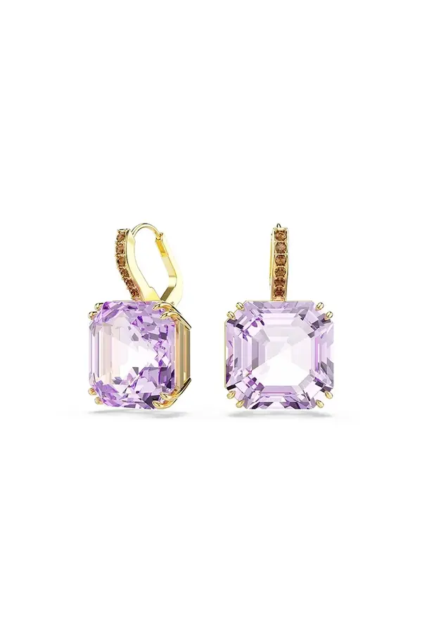 Swarovski Swarovski uhani ženski pozlačeni s Swarovski kristali MILLENIA