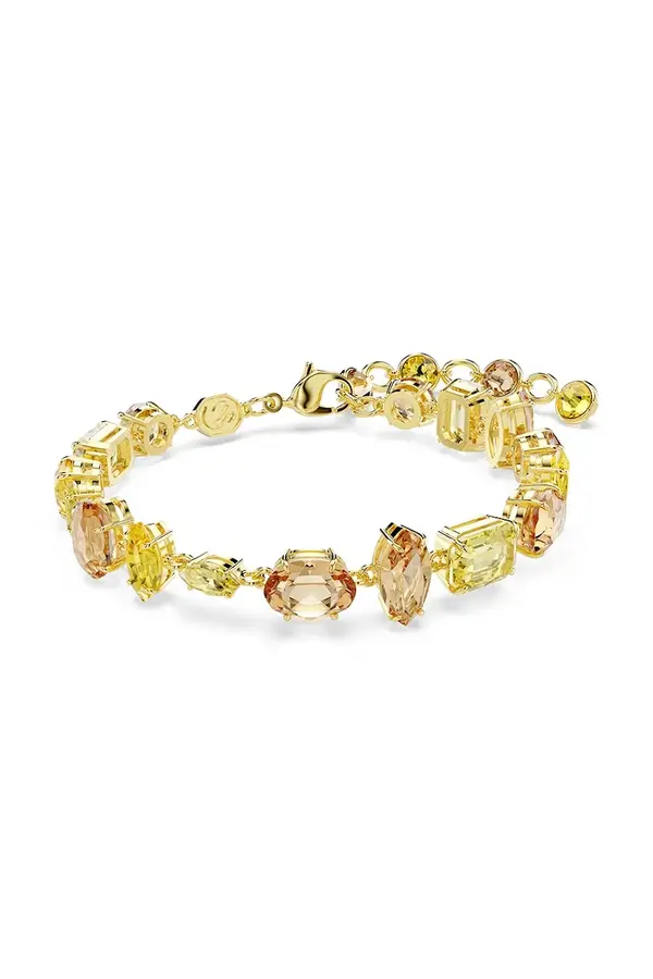 Swarovski Swarovski zapestnica ženska pozlačena s Swarovski kristalom GEMA