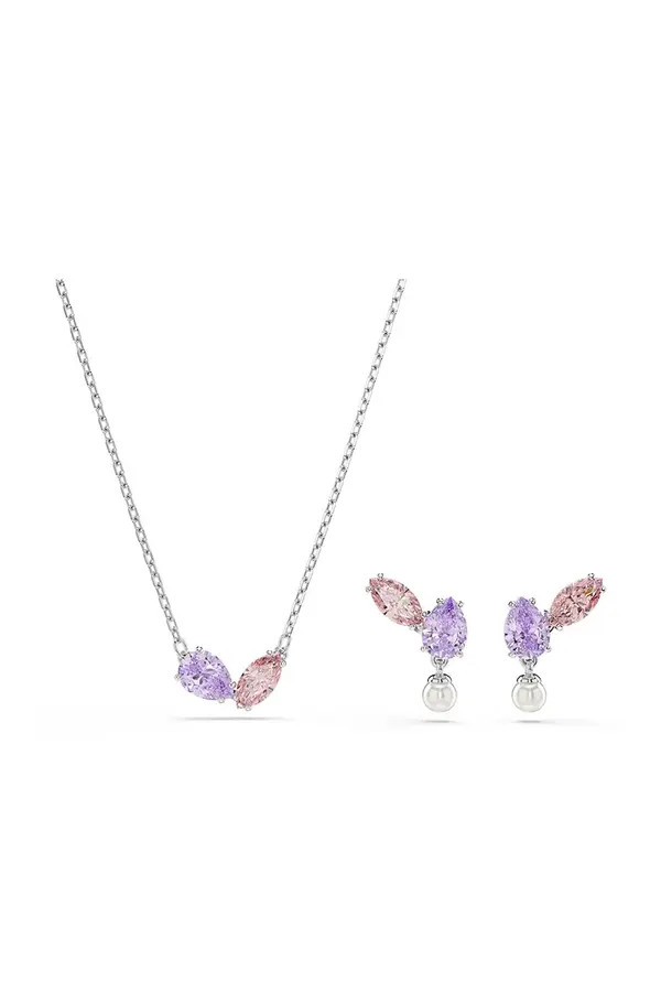Swarovski Swarovski ženski komplet nakita iz kovine s Swarovski kristali Ariana Grande x Swarovski
