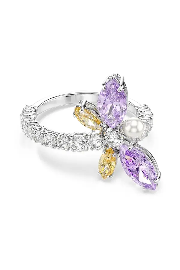 Swarovski Swarovski ženski prstan iz kovine s kubičnim cirkonijem Ariana Grande x Swarovski