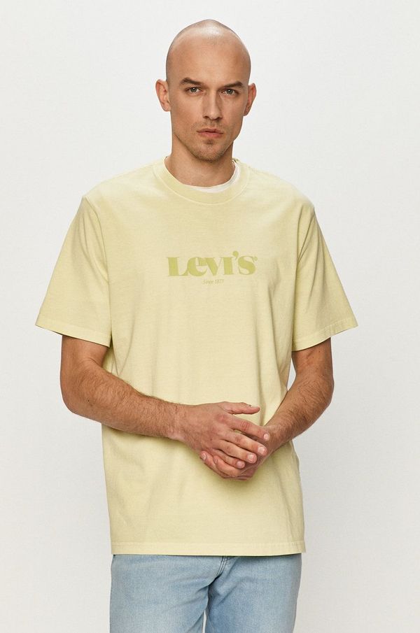 Levi's T-shirt Levi's zelena barva