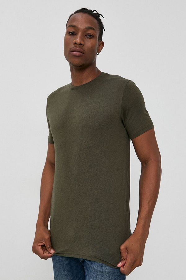 Solid T-shirt !SOLID moški, zelena barva