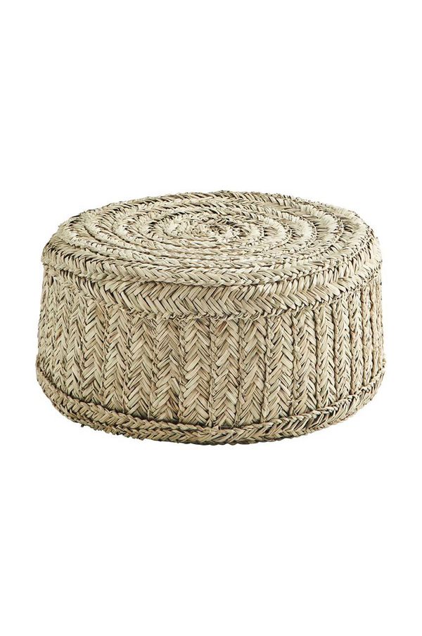 Madam Stoltz Tabure Madam Stoltz Seagrass Pouf