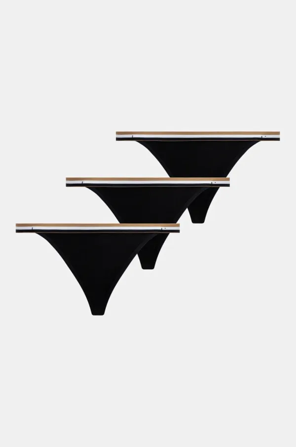 BOSS Tangice BOSS 3-pack črna barva, 50535239