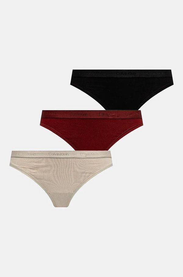 Calvin Klein Underwear Tangice Calvin Klein Underwear 3-pack črna barva, 000QD5244E