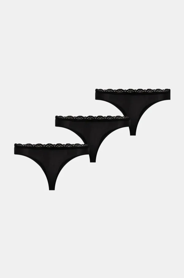 Calvin Klein Underwear Tangice Calvin Klein Underwear 3-pack črna barva, LV00QD5300