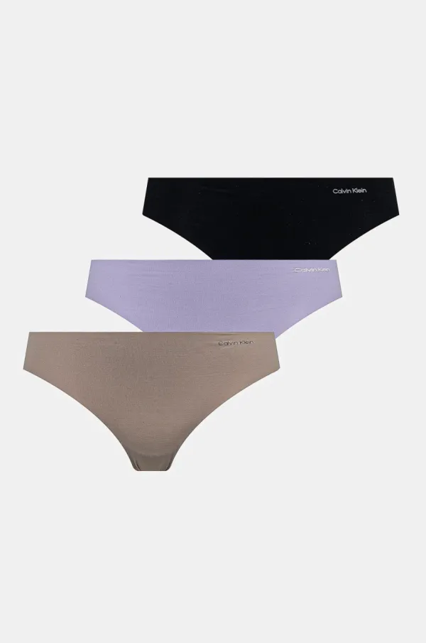 Calvin Klein Underwear Tangice Calvin Klein Underwear 3-pack vijolična barva, 000QD3558E