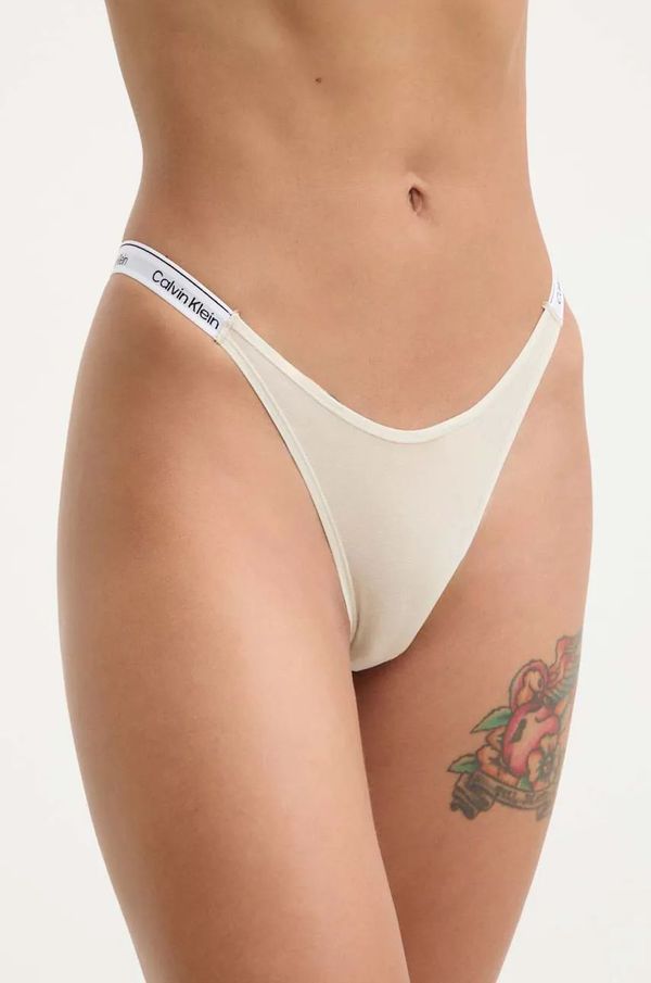 Calvin Klein Underwear Tangice Calvin Klein Underwear bež barva, 000QD5157E