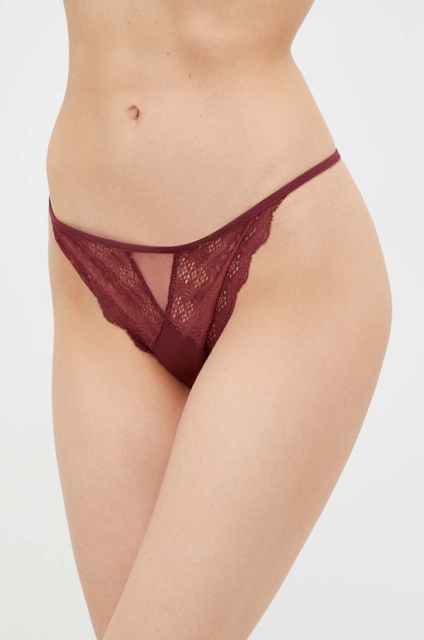 Calvin Klein Underwear Tangice Calvin Klein Underwear bordo barva