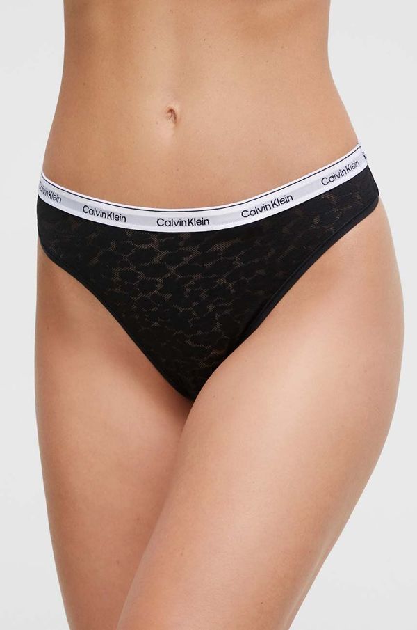 Calvin Klein Underwear Tangice Calvin Klein Underwear črna barva