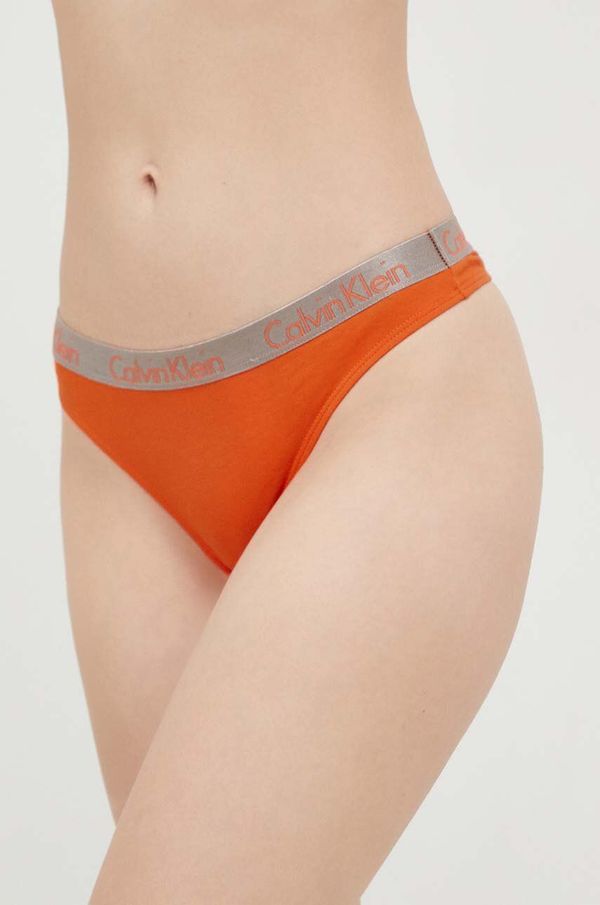 Calvin Klein Underwear Tangice Calvin Klein Underwear oranžna barva