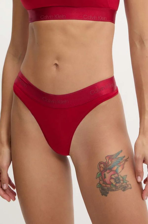 Calvin Klein Underwear Tangice Calvin Klein Underwear rdeča barva, 000QF7997E