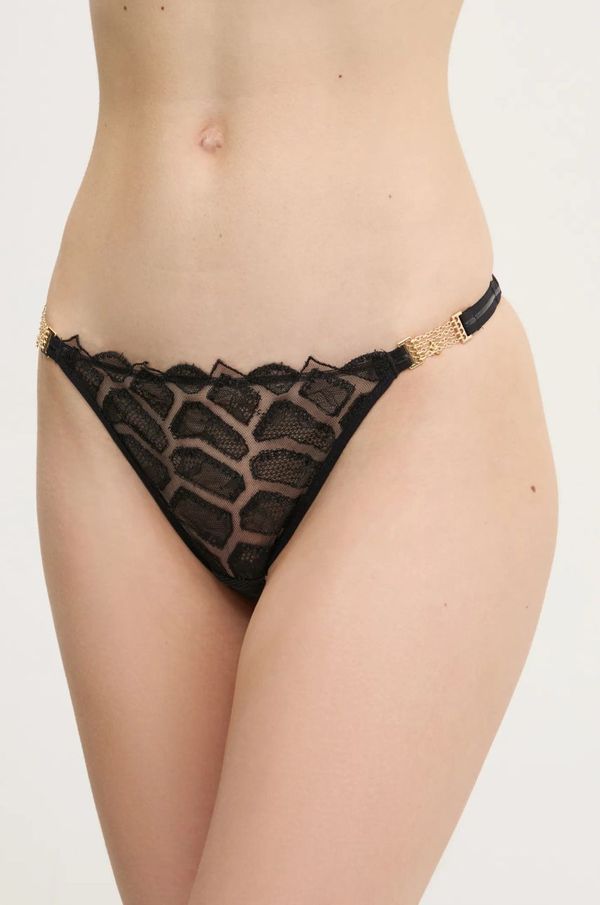 Chantelle Tangice Chantelle črna barva, C01LG0