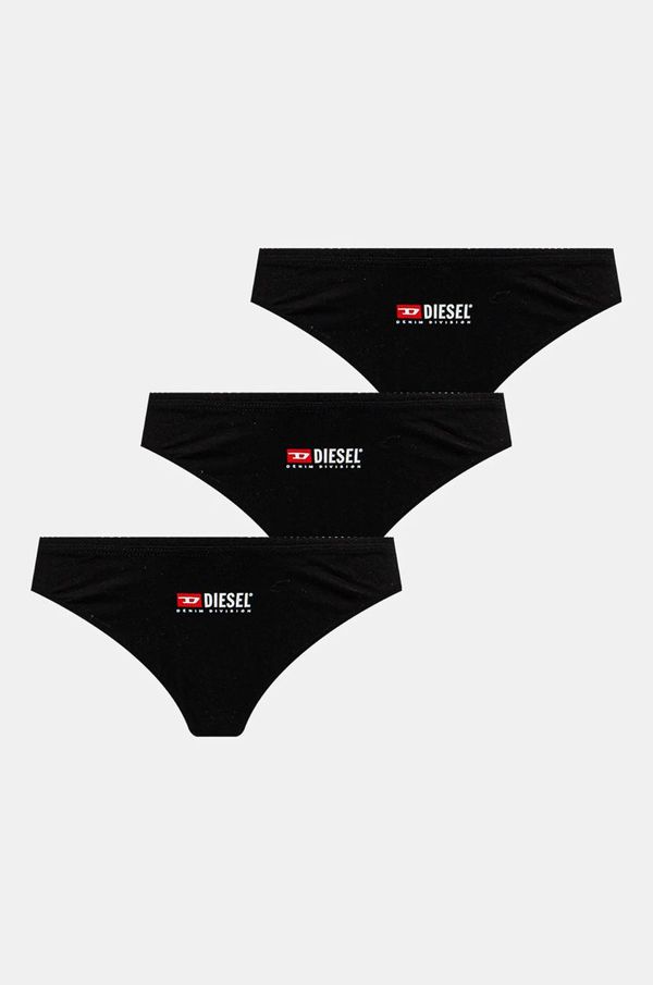 Diesel Tangice Diesel PUNCHY-D-CORE-3PACK UNDERPANTS 3-pack črna barva, A17515.0WHAV