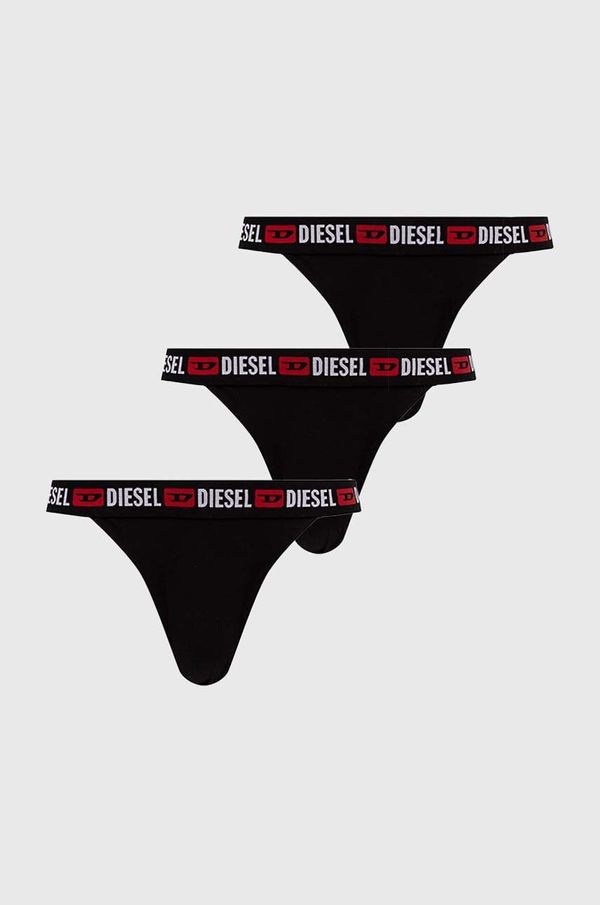 Diesel Tangice Diesel UFPN-EBBYSS-THREEPACK 3-pack črna barva, A13403.0EAXL