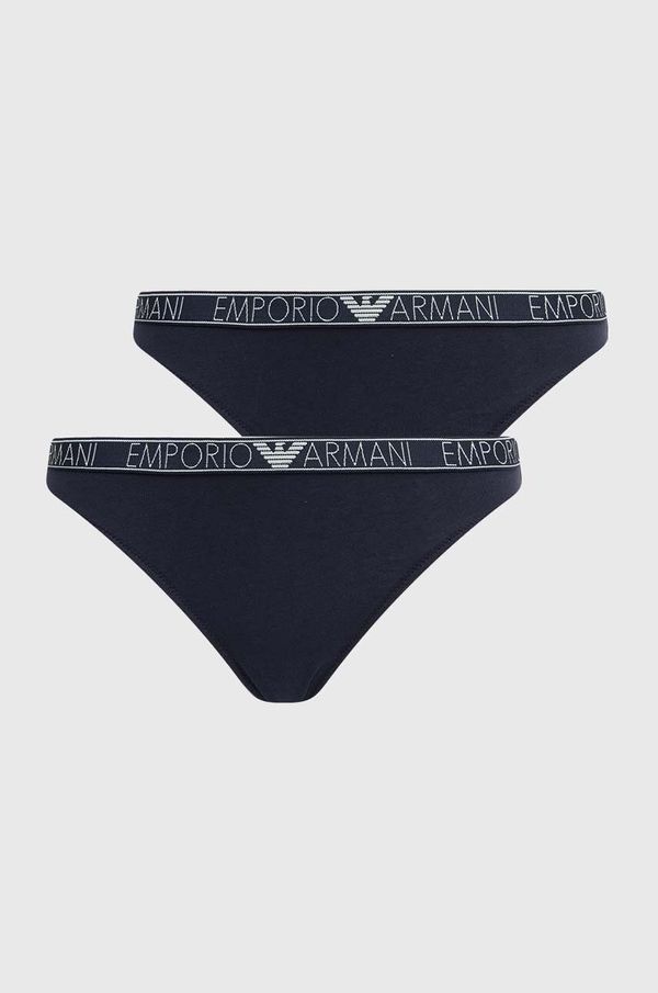 Emporio Armani Underwear Tangice Emporio Armani Underwear 2-pack mornarsko modra barva 163333 4R223