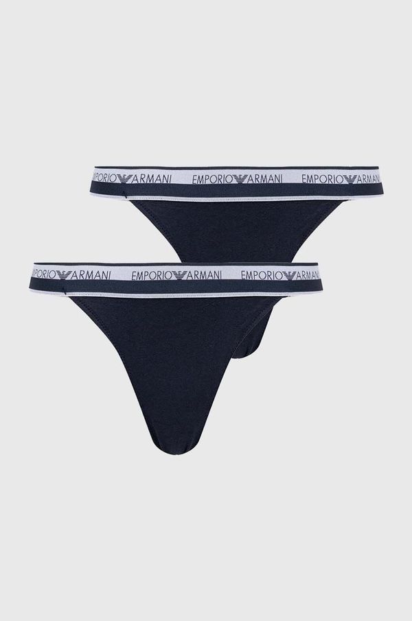 Emporio Armani Underwear Tangice Emporio Armani Underwear 2-pack mornarsko modra barva 164522 4R227