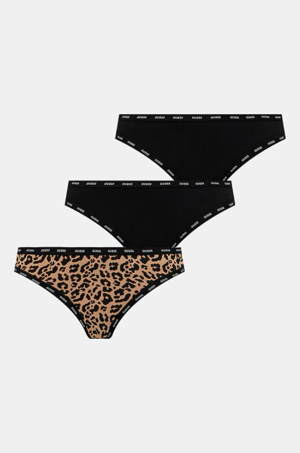 Guess Tangice Guess 3-pack črna barva, O5RG22 K6YW1