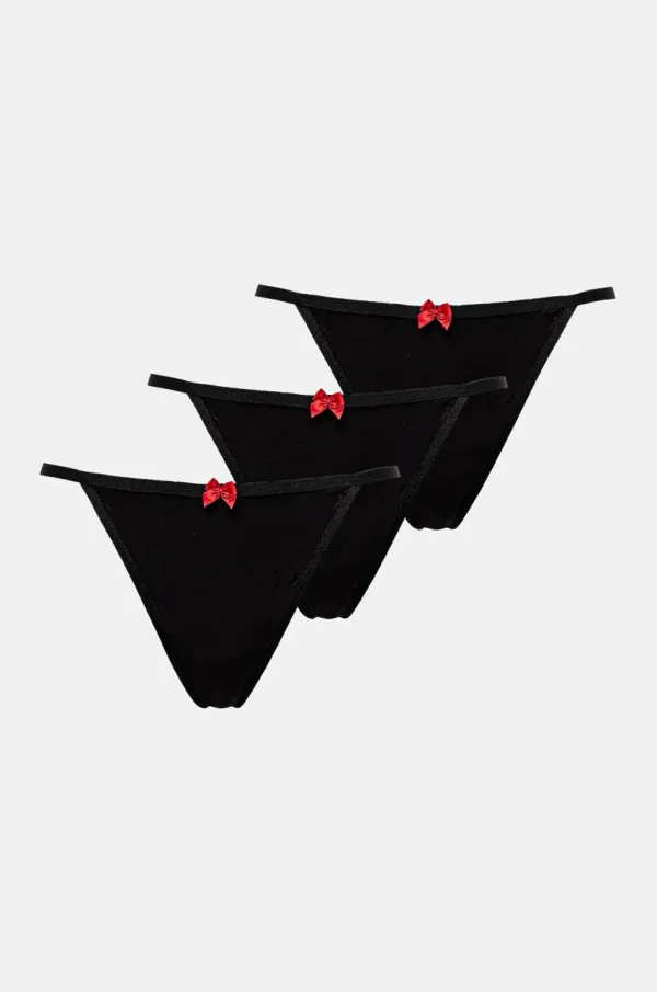 HUGO Tangice HUGO 3-pack črna barva, 50527216