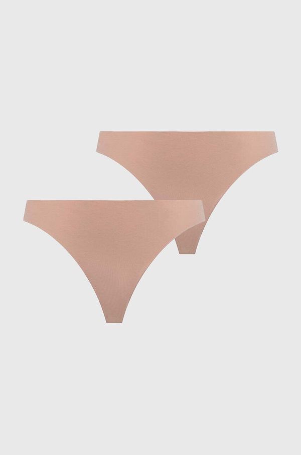 women'secret Tangice women'secret 2-pack bež barva
