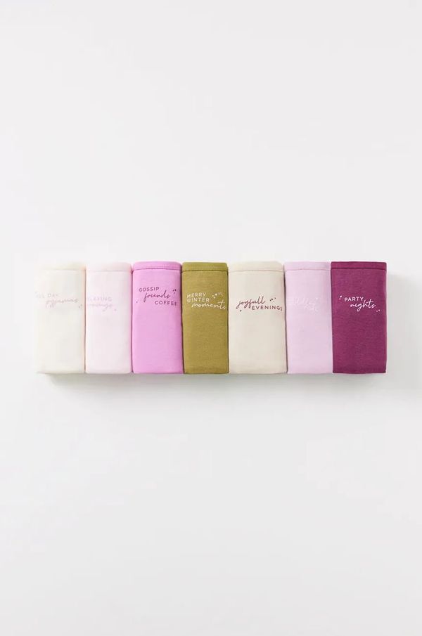 women'secret Tangice women'secret PACKS 3 7-pack bež barva, 4938306