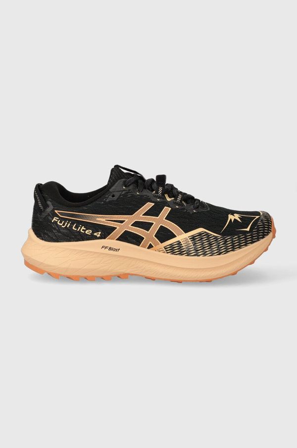 Asics Tekaški čevlji Asics Fuji Lite 4 črna barva