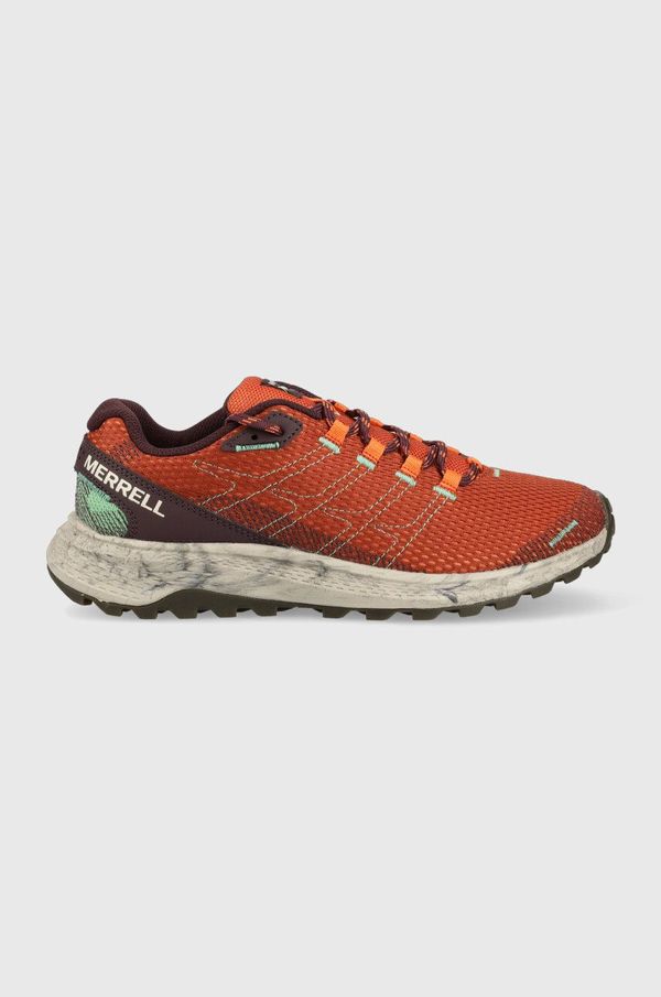 Merrell Tekaški čevlji Merrell Fly Strike rjava barva