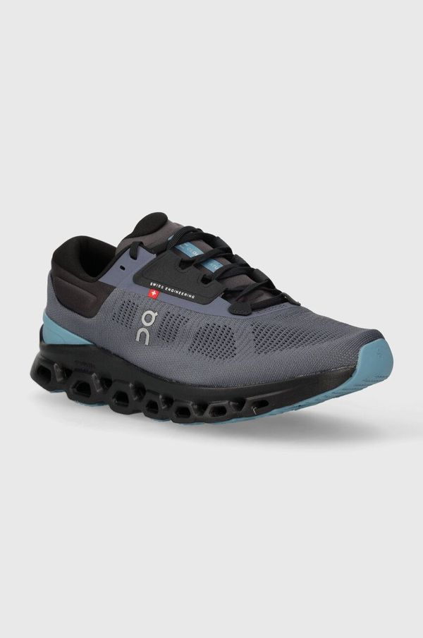 On-running Tekaški čevlji On-running Cloudstratus 3 mornarsko modra barva, 3MD30111234