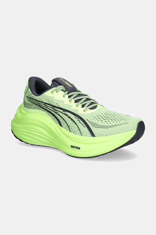 Puma Tekaški čevlji Puma MagMax NITRO zelena barva, 310088