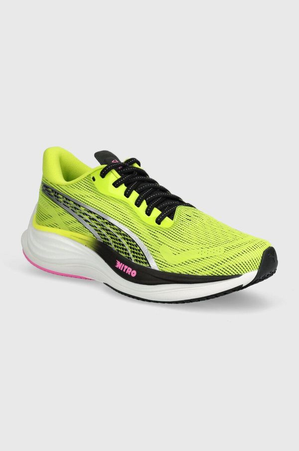 Puma Tekaški čevlji Puma Velocity Nitro 3 zelena barva, 380081