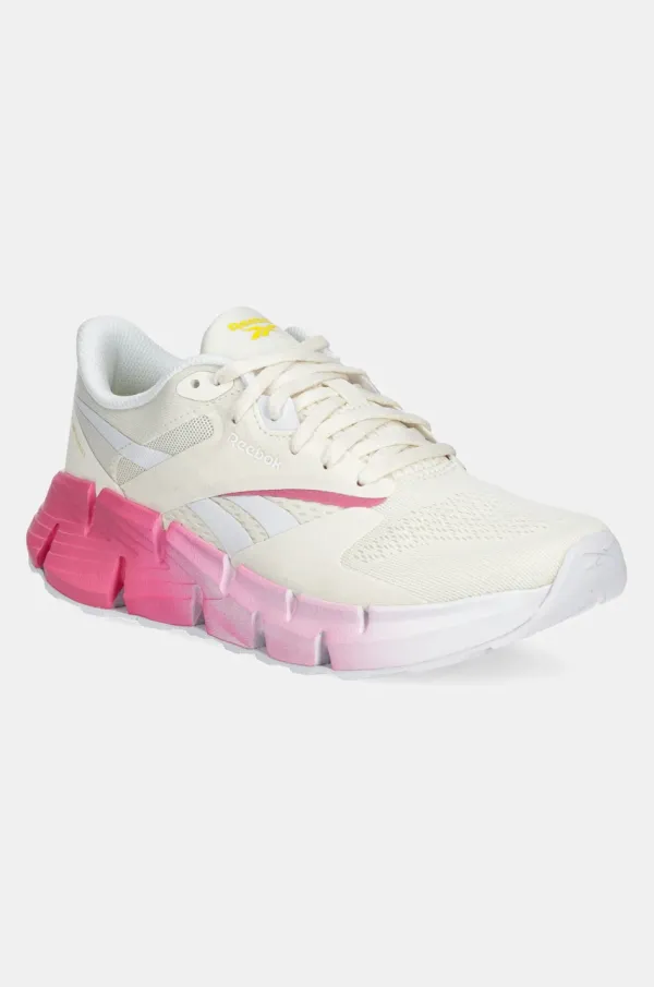 Reebok Tekaški čevlji Reebok Zig Dynamica 5 bež barva, 100210045