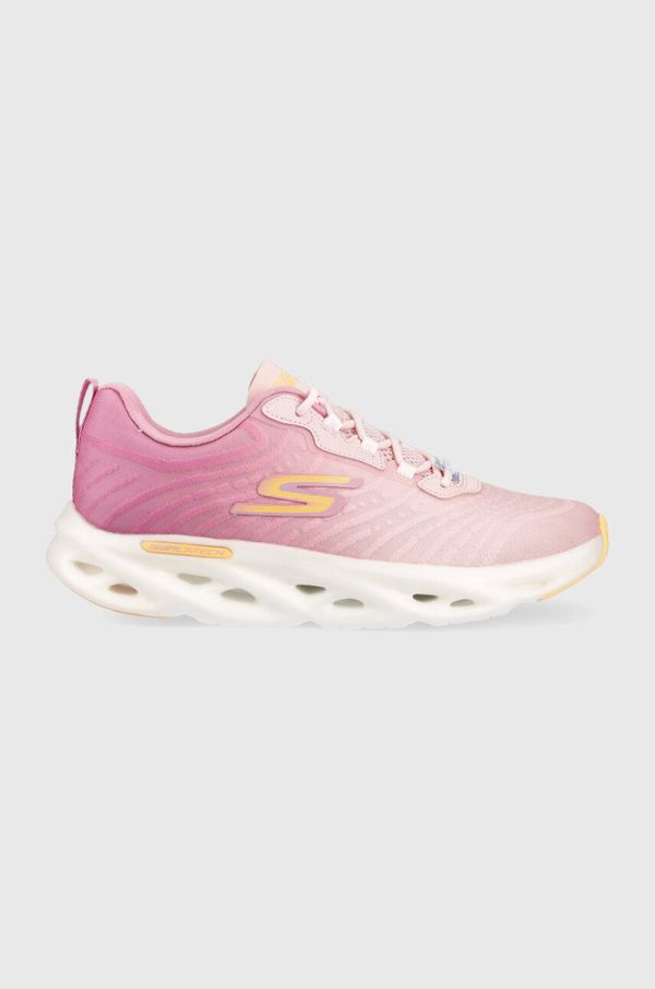 Skechers Tekaški čevlji Skechers 129497 GO RUN SWIRL TECH SPEED HEADWAY roza barva