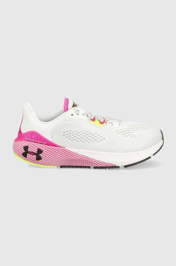 Under Armour Tekaški čevlji Under Armour Hovr Machina 3 bela barva