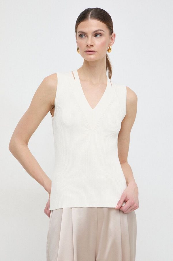 BOSS Telovnik BOSS bež barva