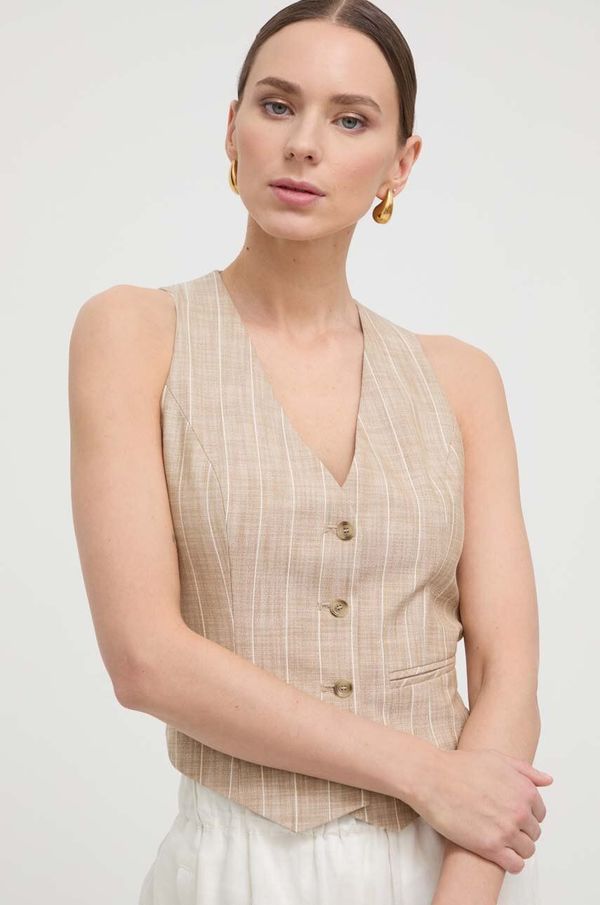 BOSS Telovnik BOSS bež barva