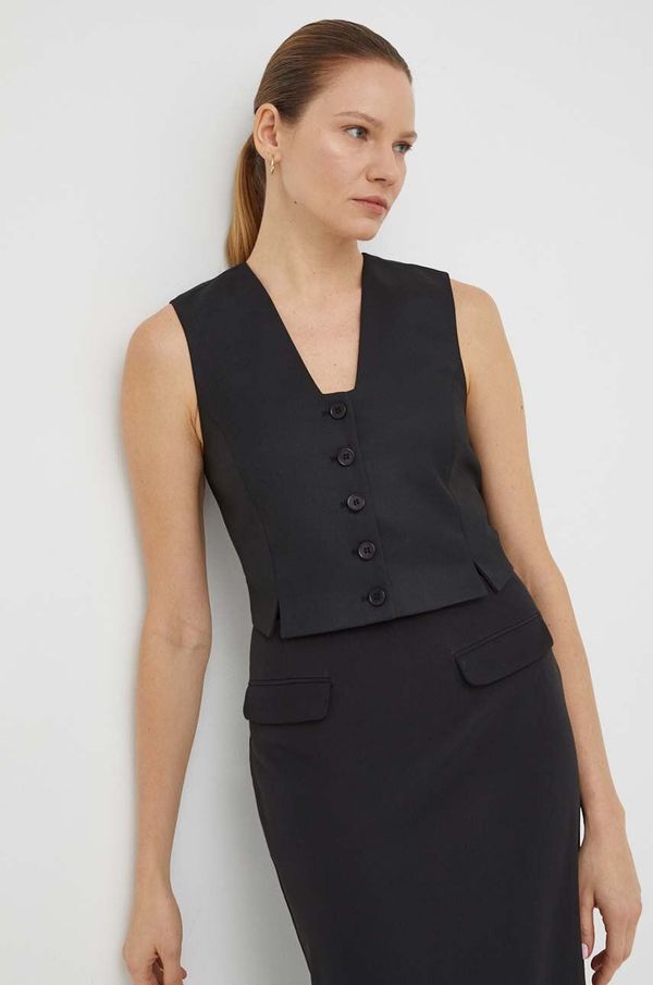 By Malene Birger Telovnik By Malene Birger črna barva