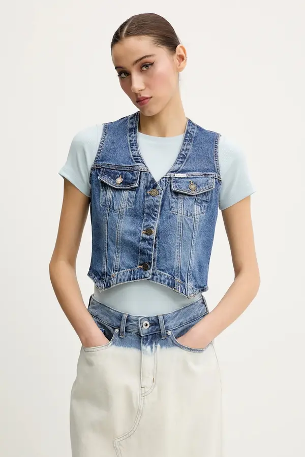 Guess Jeans Telovnik iz jeansa Guess Jeans