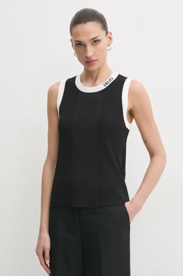 Liu Jo Telovnik Liu Jo črna barva, TA5092 MS022