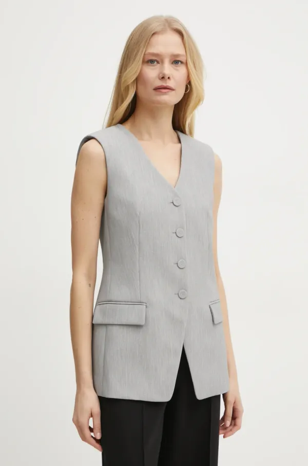 Patrizia Pepe Telovnik Patrizia Pepe siva barva, 8S0538 A533