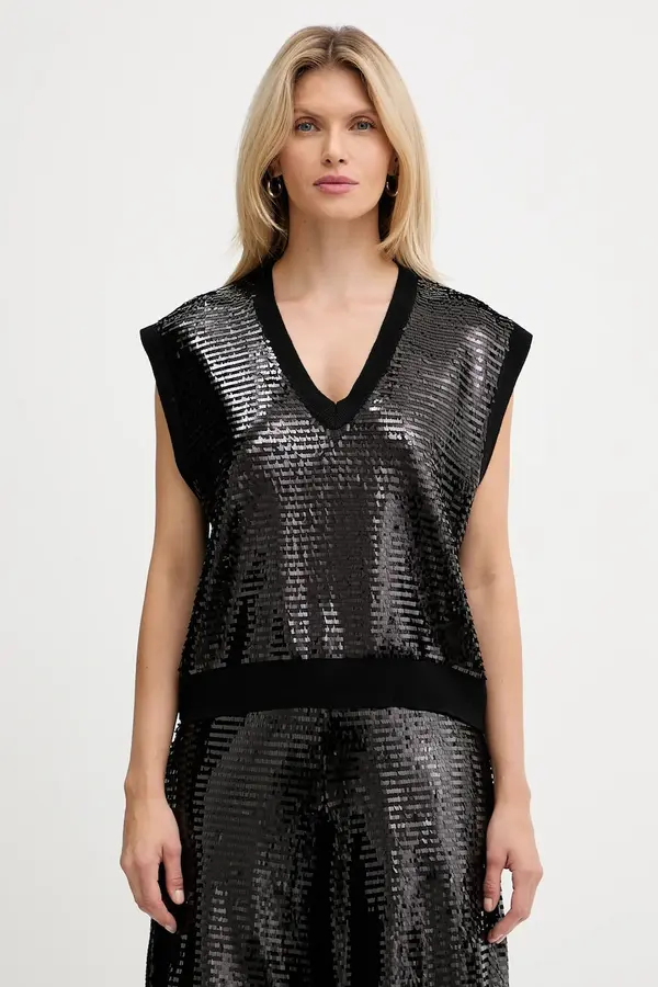 Armani Exchange Telovnik s primesjo volne Armani Exchange