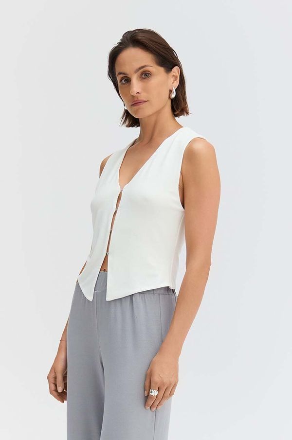 Saint Body Telovnik Saint Body ženski, bela barva, SB.579