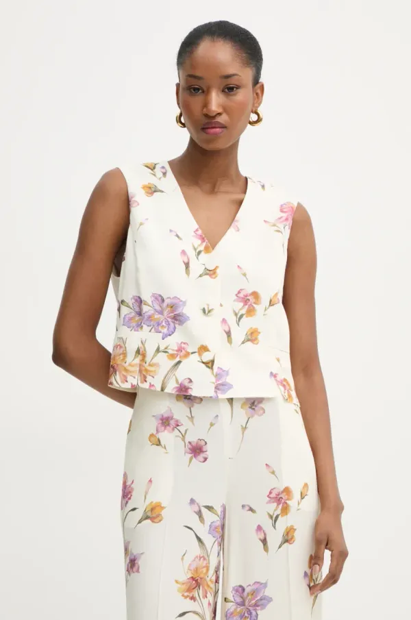 Twinset Telovnik Twinset bež barva, 251TP2777