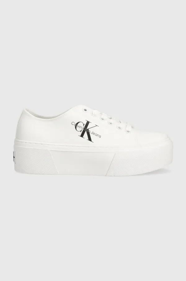 Calvin Klein Jeans Teniske Calvin Klein Jeans FLATFORM+ CUPSOLE LOW TXT