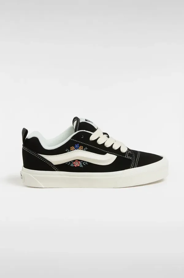 Vans Teniske iz semiša Vans Knu Skool črna barva, VN000D75F2B1